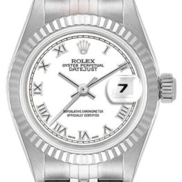 Rolex Lady-Datejust 26 White Dial Jubilee Bracelet Women's Watch 69174